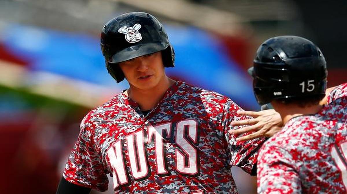 Matt Chavez, left, who leads the Wingnuts with 17 home runs, has been out of the lineup since Aug. 15 but is expected to return before the playoffs.