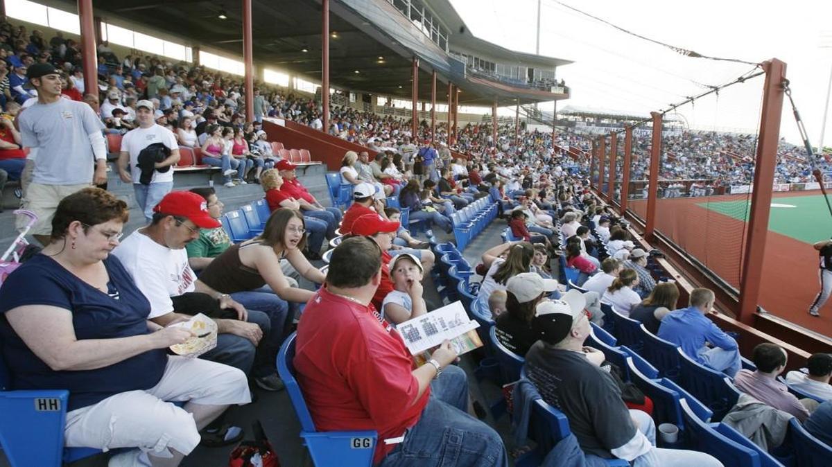 A crowd of 5,874 showed up on opening day in 2008 to cheer on the Wingnuts at Lawrence-Dumont Stadium.
