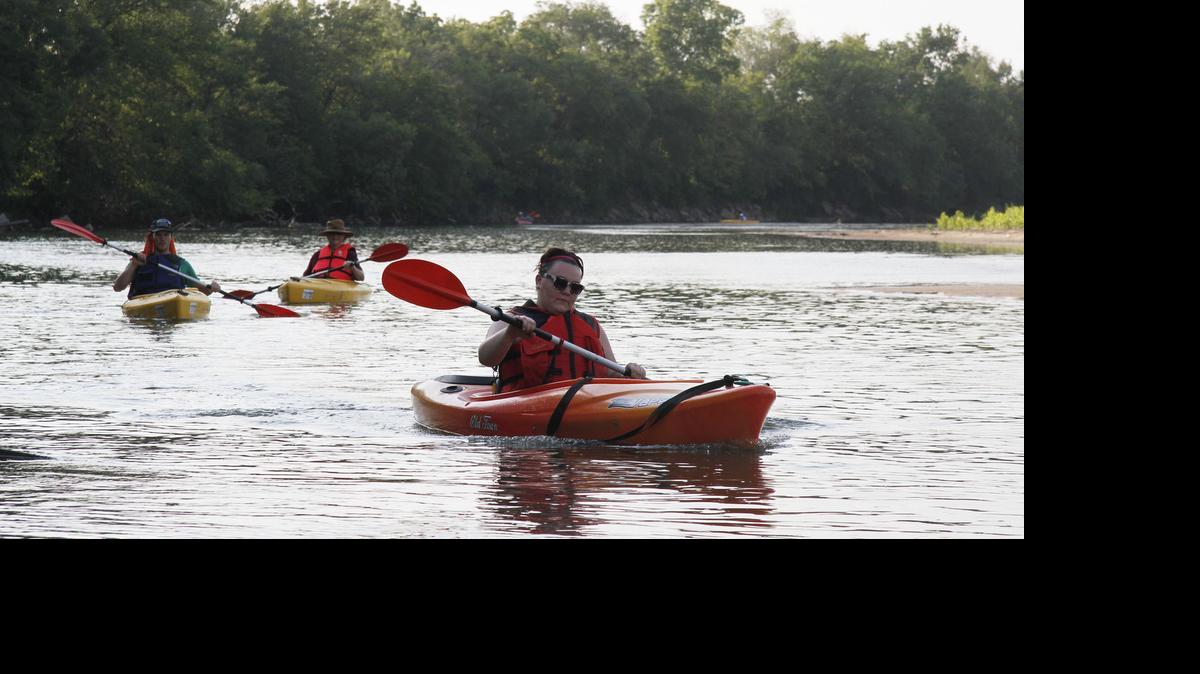 
The Arkansas River Coalition’s monthly twilight floats give kayakers a chance to enjoy a short summertime float. All gear can be provided by the group. 

