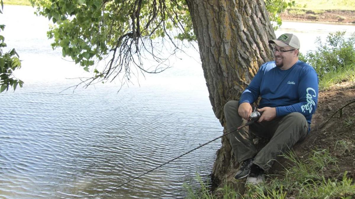 At 6-foot-3, 315 pounds, Eric Brown’s size made him create Livin’ Large Outdoors, a Facebook page to rally plus-sized hunters and anglers. Interest in the page has been high. Another of his Facebook pages, Kansas Hunting and Fishing, is the largest page of its kind.