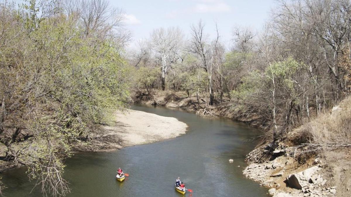 Lloyd Funk has outfitted float trips down Fall River, into Fall River Reservoir, since 1980. The reservoir is about 70 miles east of Wichita.