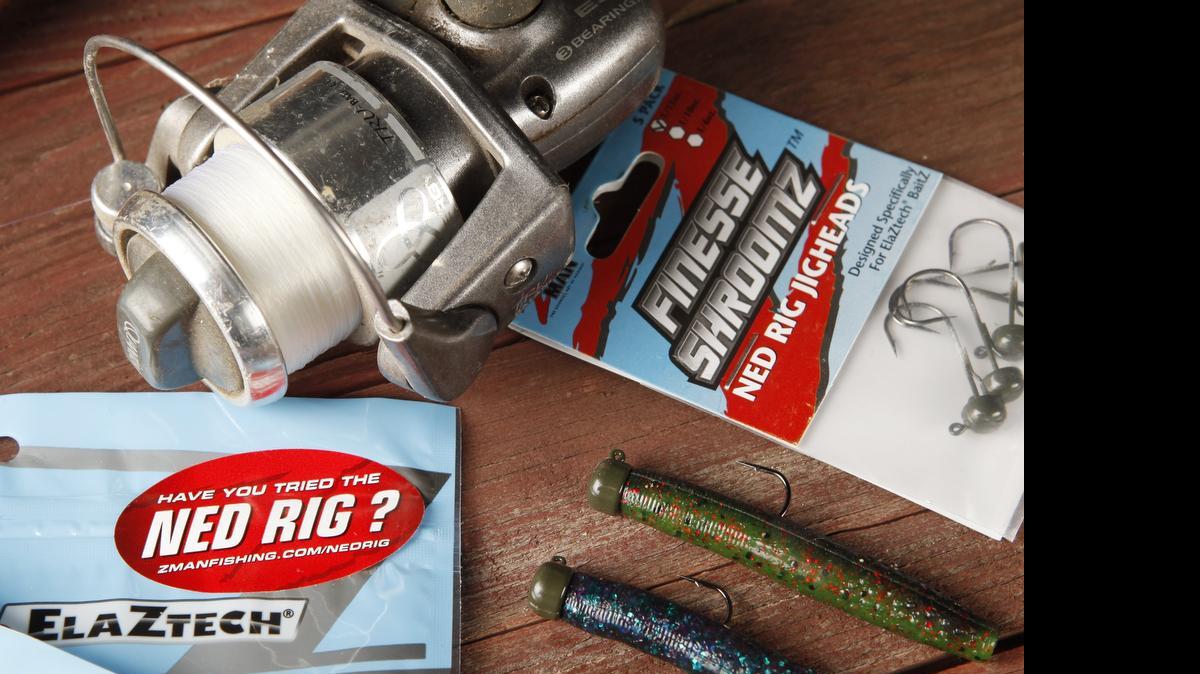 
For years just a localized bait, Z Man Fishing Products is now marketing Ned Rig lures nationwide. The jig and piece of plastic bait is named after Ned Kehde, of Lawrence.

