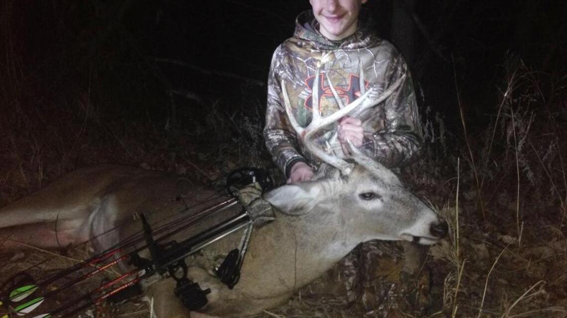 First buck with a bow years in the taking
