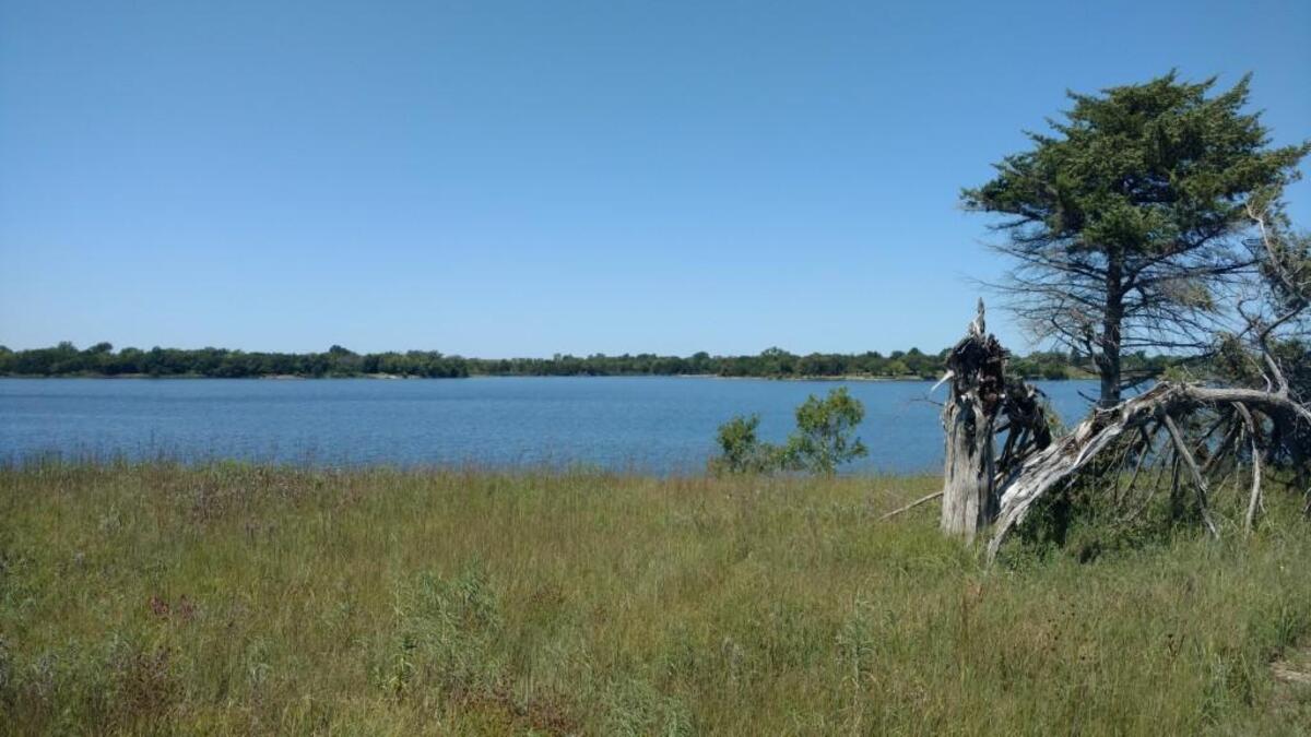 Lyon State Fishing Lake was one of many Civilian Conservation Corps projects in Kansas during the Great Depression. As well as scenic, it can offer good fishing.