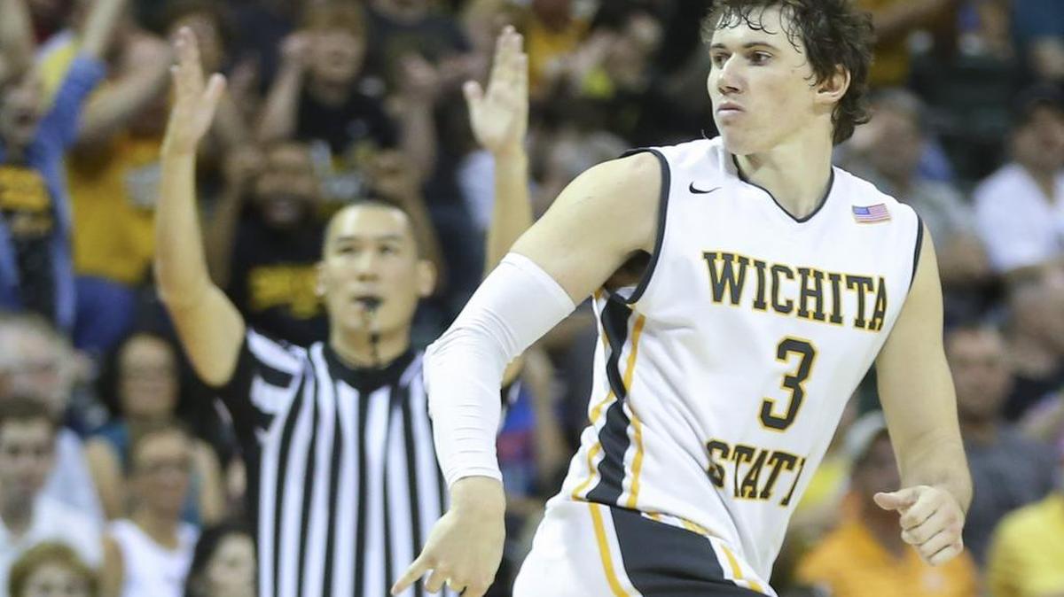 Wichita State guard Evan Wessel hit a three against Alabama during the second half of their game at the AdvoCare Invitational in Orlando on Friday.