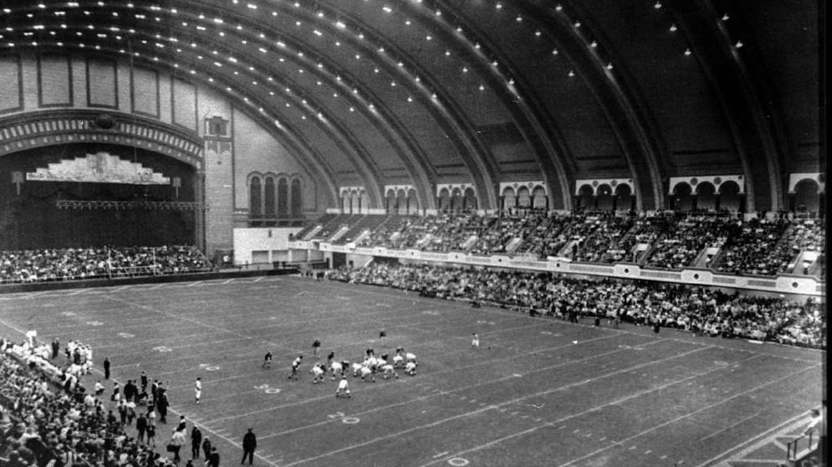 The 1964 Liberty Bowl was played in the Atlantic City Convention Hall.