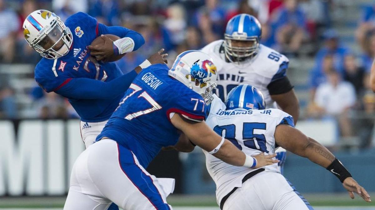 
Kansas lost to Memphis 55-23 in the Jayhawks’ second game of the season.

