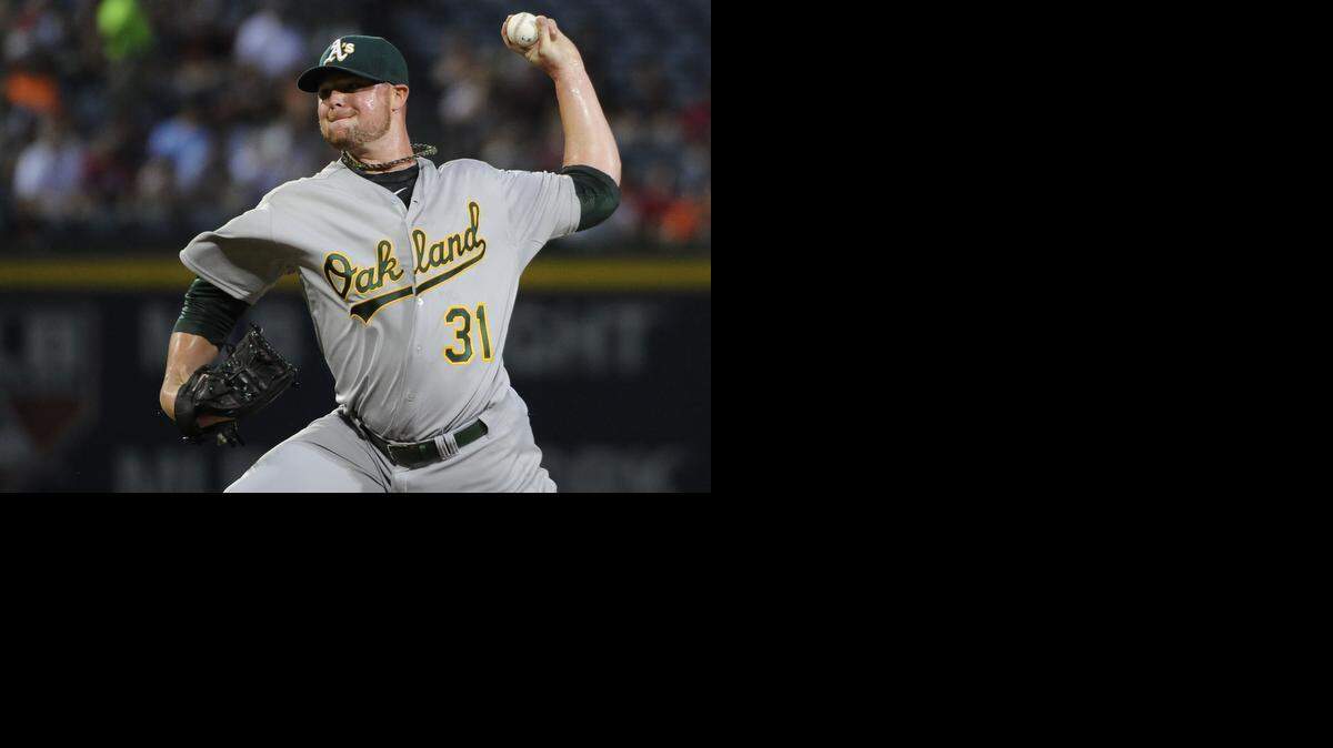 
Oakland pitcher Jon Lester is great, but the Athletics haven’t been since he joined them in a trade from Boston.
