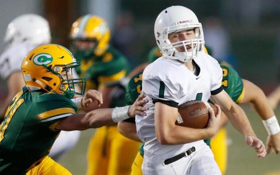 Derby running back Brody Kooser carries on a legacy