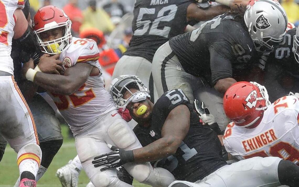 A new Raiders fan gets caught up in the feud with Kansas City