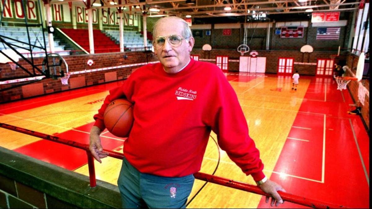Former North High basketball coach and athletic director Dennis Brunner before his 1994 retirement. Brunner died last week at 77.