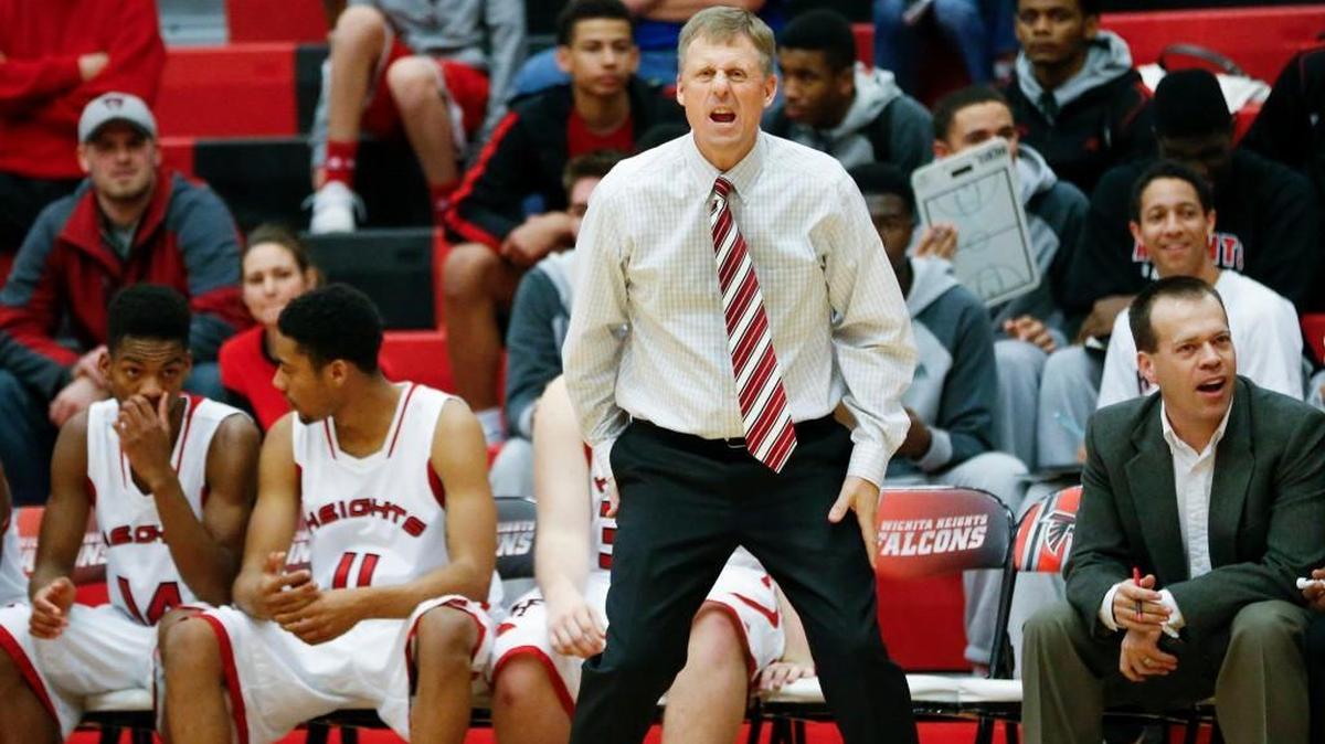 Heights coach Joe Auer learned a lot of coaching by watching the practices of former Iowa coaches George Raveling and Tom Davis.