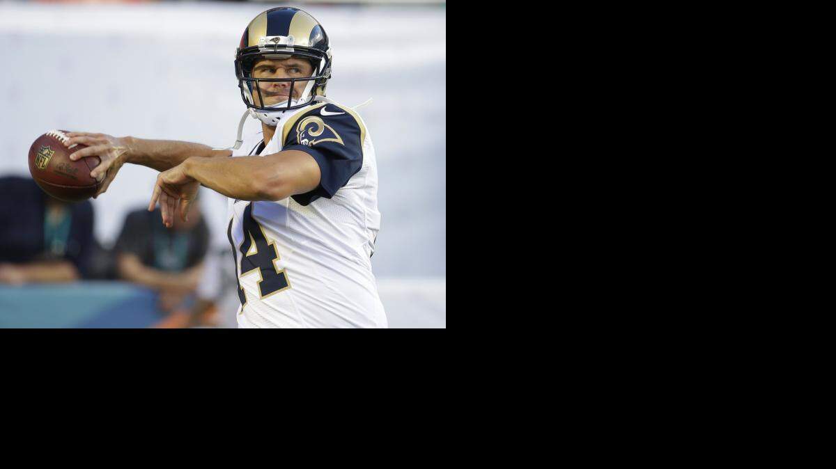 
Parsons native Shaun Hill will be the Rams’ quarterback in Sunday’s opener.

