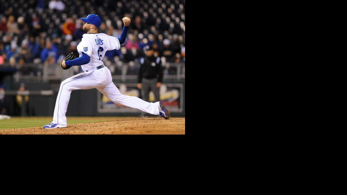 
Kansas City’s Wade Davis has been almost untouchable as an eighth-inning specialist for the Royals this season.
