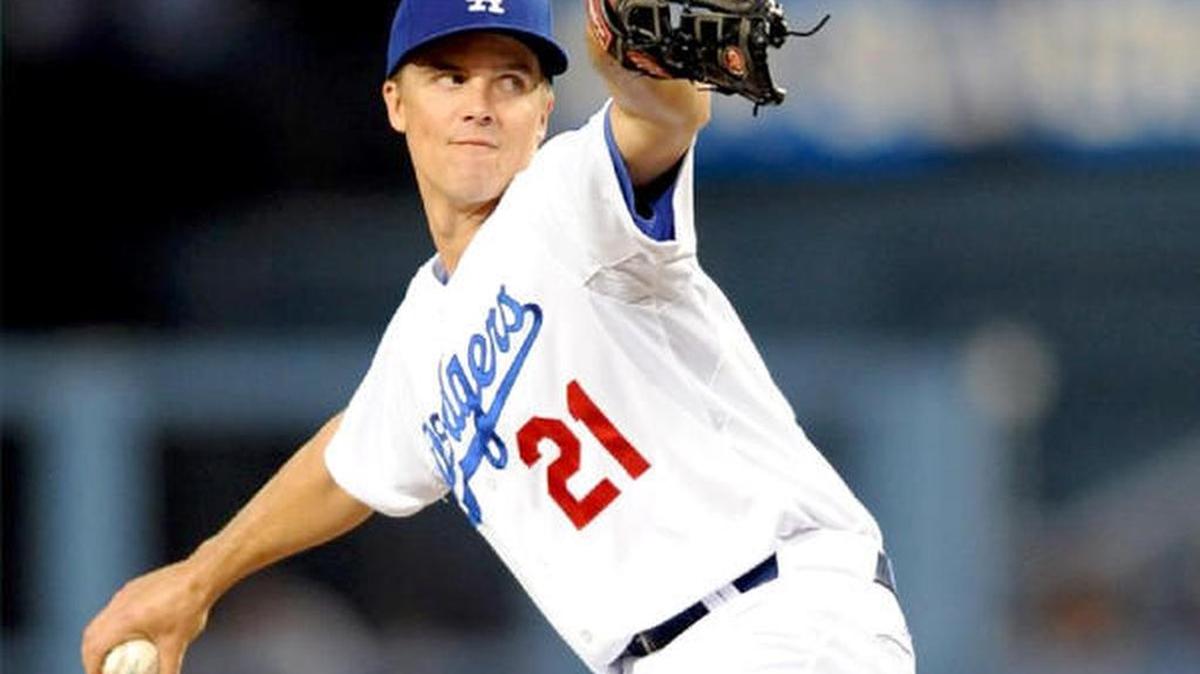 
Los Angeles Dodgers’ right-hander Zack Greinke has the lowest ERA in Major League Baseball this season at 1.65.
