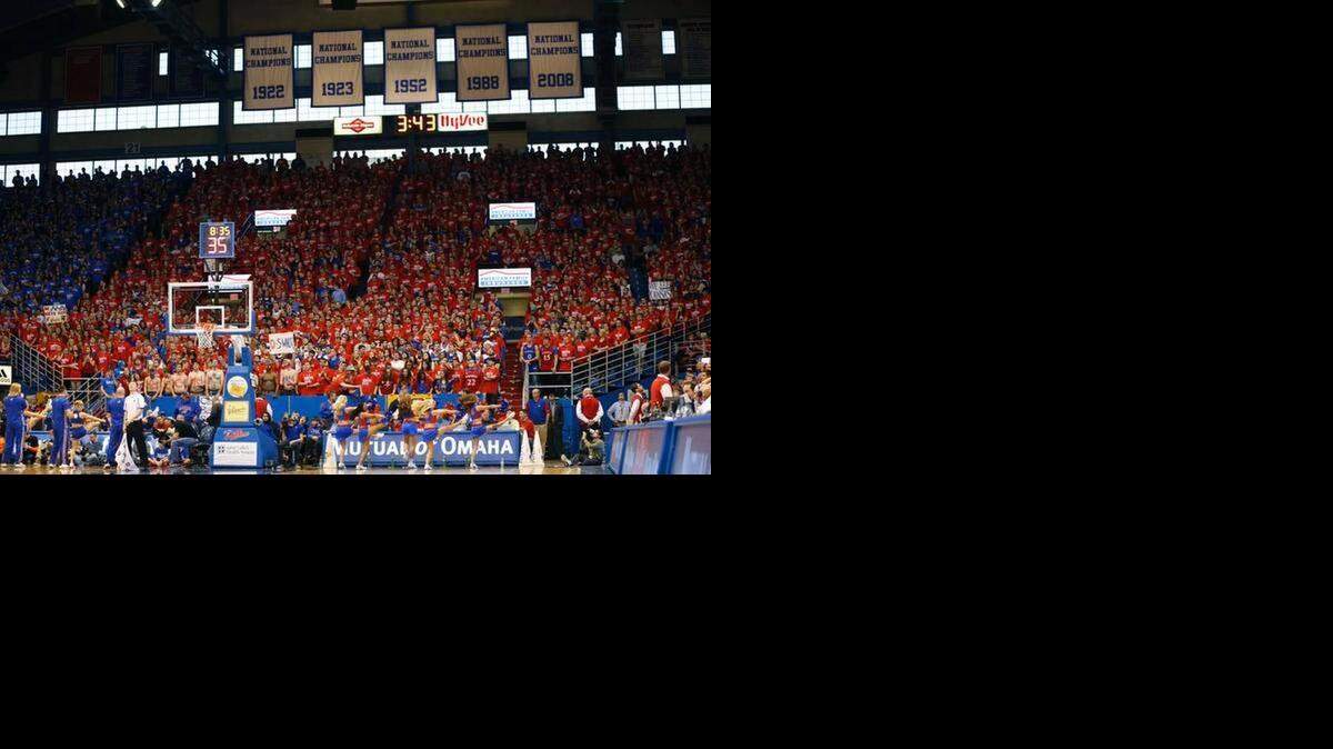 
KU is celebrating the 60th anniversary of Allen Fieldhouse, which opened in 1955.
