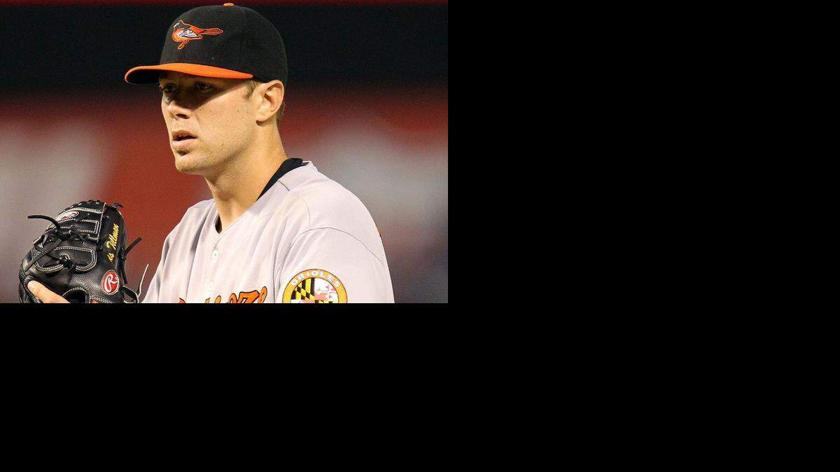 
Baltimore right-hander Chris Tillman (above) will oppose Kansas City’s James Shields in Game 1 of the American League Championship Series tonight at Camden Yards in Baltimore.
