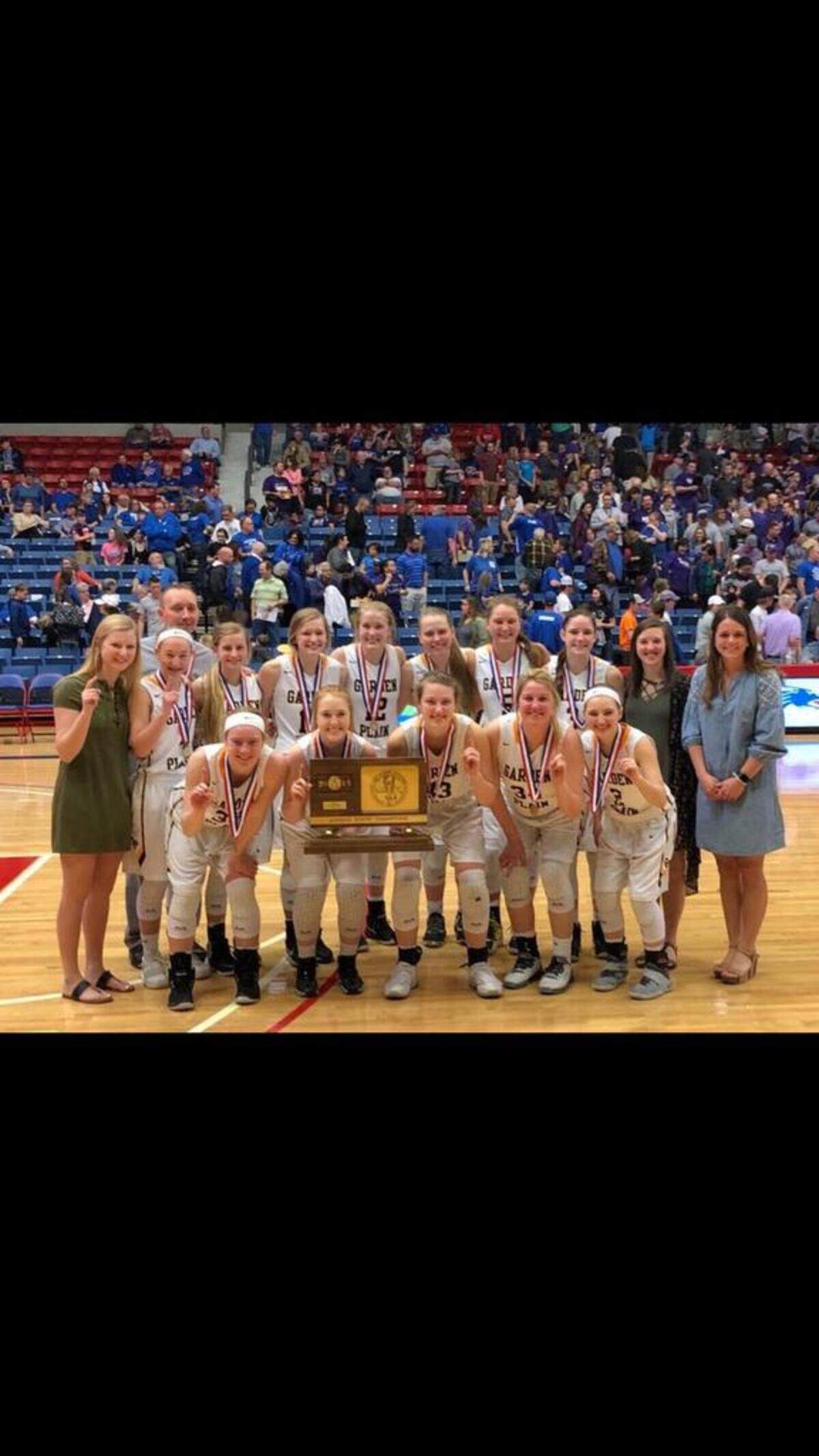 The Garden Plain girls basketball team