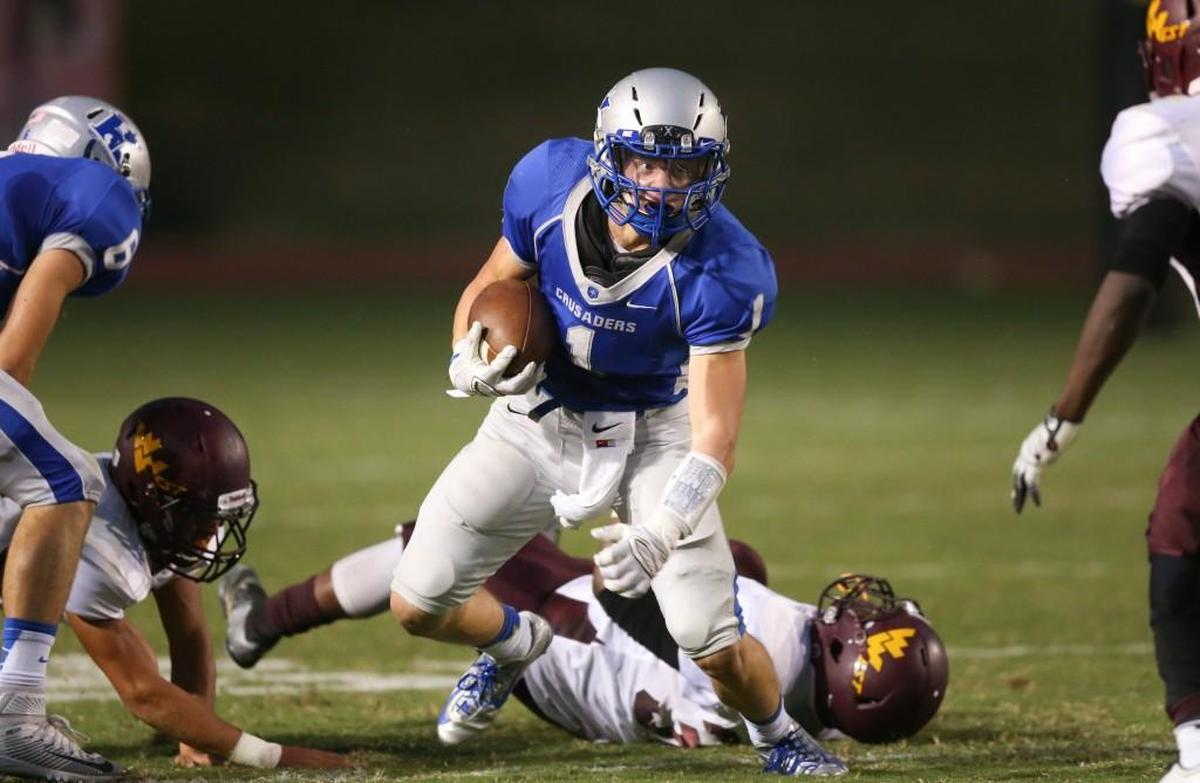 Kapaun running back Nick Channel in 2016 photo.