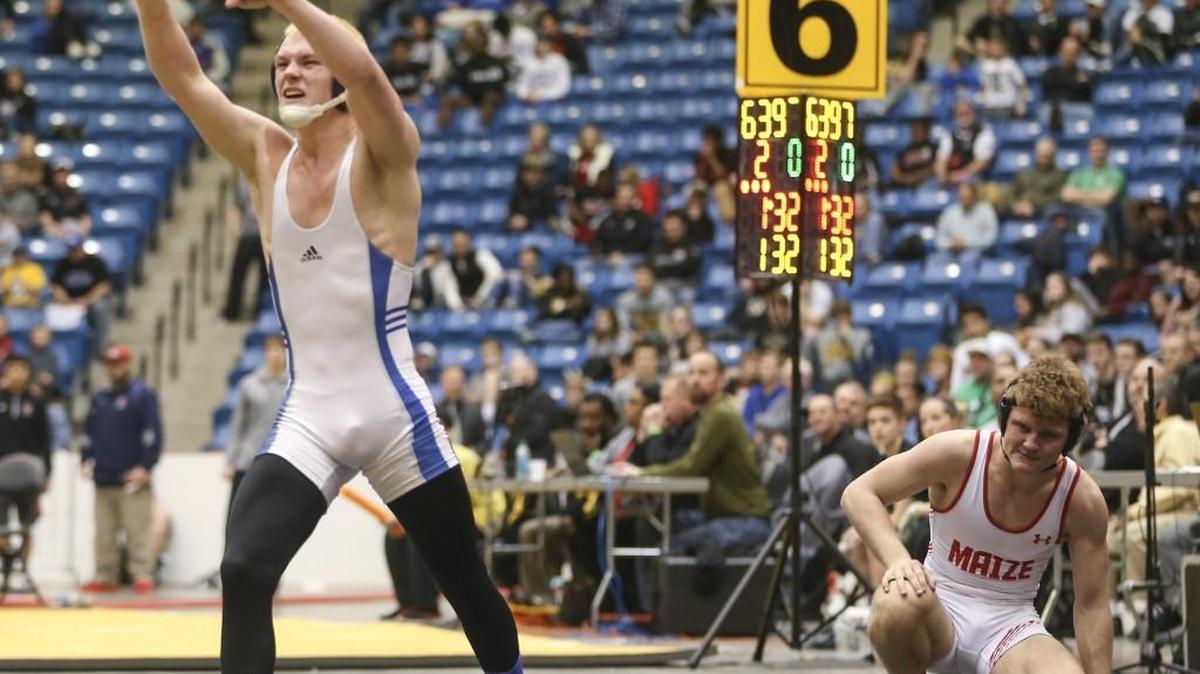 Logan Pirl, a Goddard wrestler.