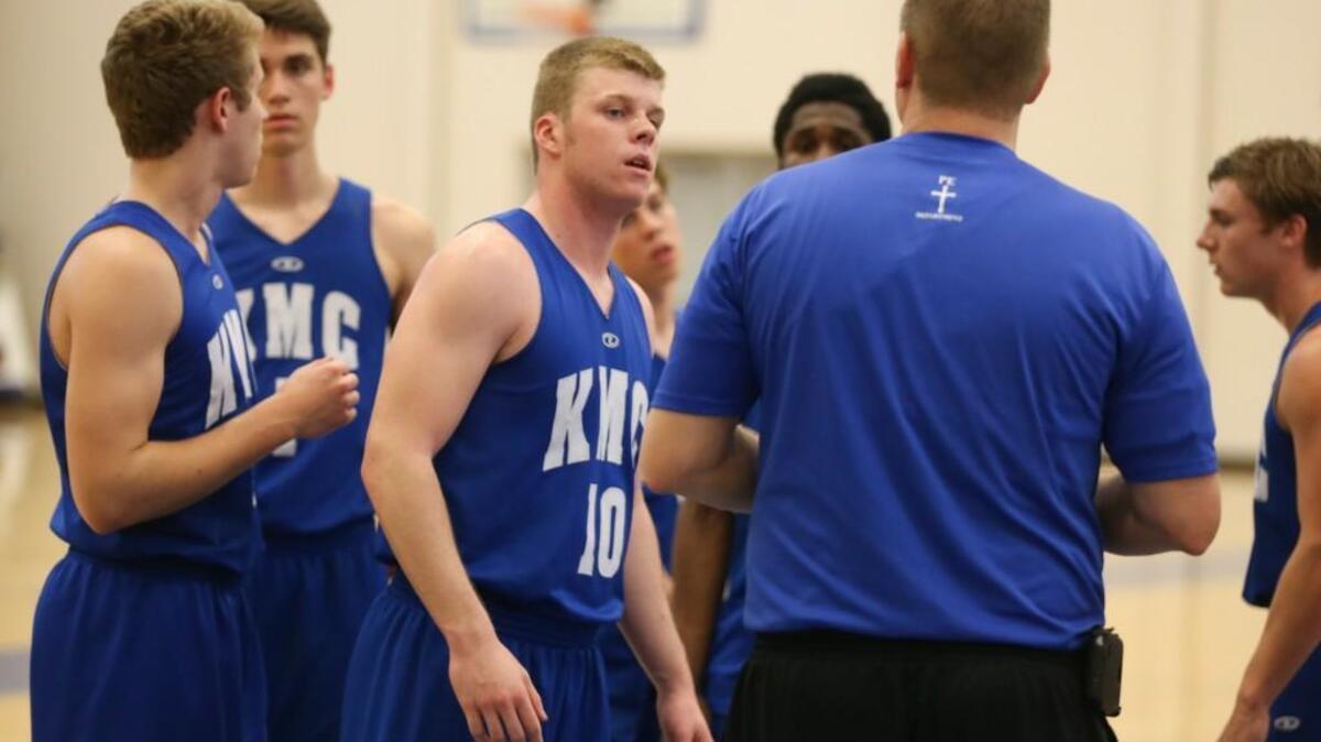 Kapaun basketball practice. (March 7, 2016)