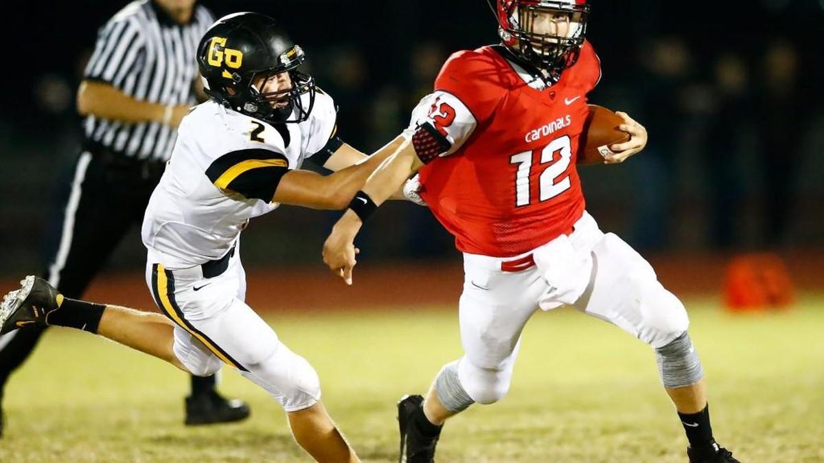 Colton Terhune, a Conway Springs football player.